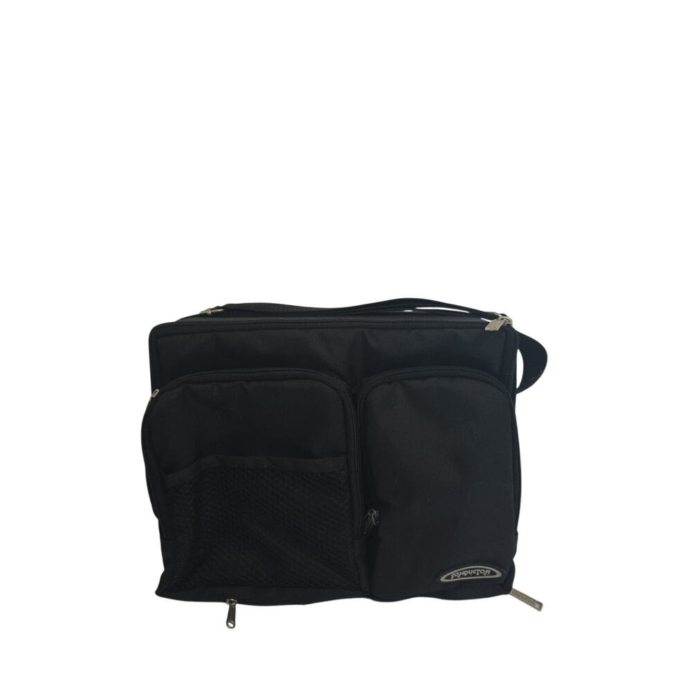 Conductor Series 30 CD (jewel/DJ) Carrying Case Black Nylon Zipper w/ strap- GUC
